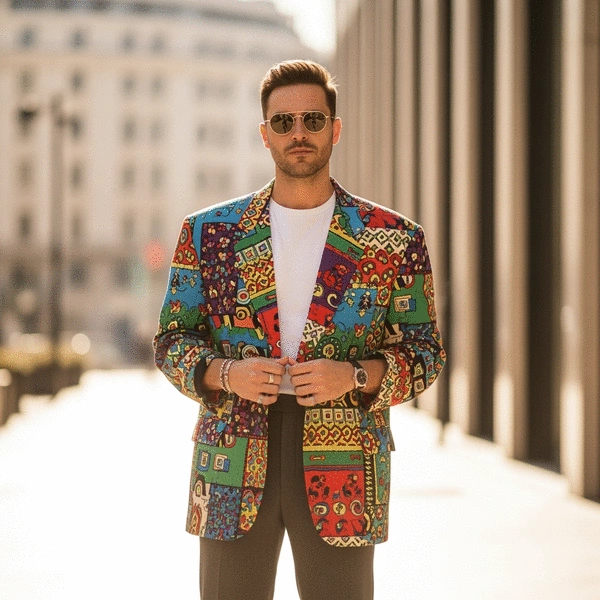how to style oversized blazers for 80s mens fashion